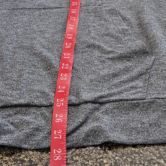 Balance Collection Marled Gray Long Sleeve Hoodie 2 Pockets Men's XL / TG - Picture 13 of 14